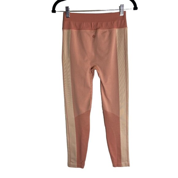 Lululemon Ebb to Train Tight Abstract Pink-sz approx. 6 - Picture 6 of 11